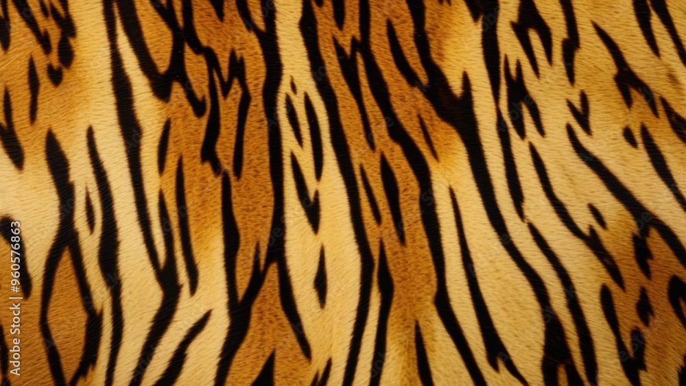 tiger skin pattern with texture as background. tiger skin pattern with texture as background.