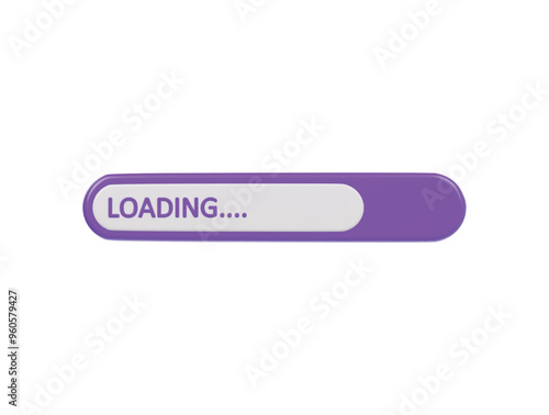 Loading icon 3d render illustration