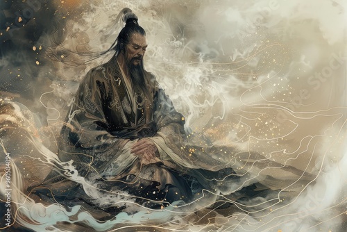 Celestial Artwork: Daoist Liu Haichan, Eighth Immortal photo