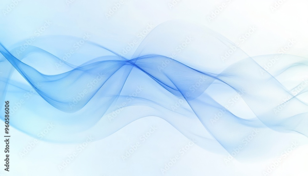 Abstract blue blurred background, light sky-colored with soft curves for design elements Abstract blue blurred background, light sky-colored with soft curves for design elements