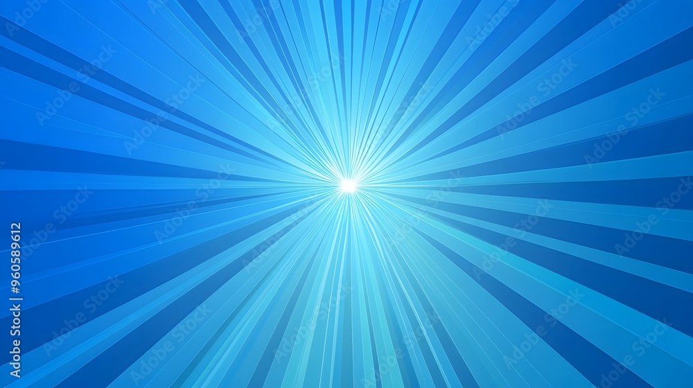 Abstract Blue Radiating Lines Design Abstract Blue Radiating Lines Design