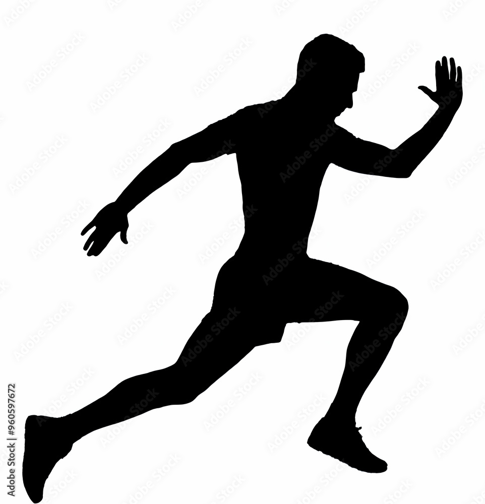 runner silhouette boy illustration vector runner silhouette boy illustration vector