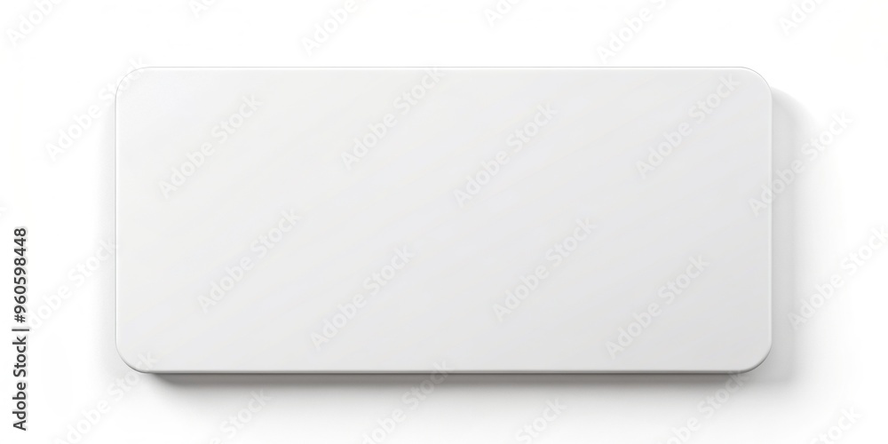 A close up shot of a white flat horizontal rectangle blank box seen from a top side angle, rectangle, white, top side angle, blank box,stock photo A close up shot of a white flat horizontal rectangle blank box seen from a top side angle, rectangle, white, top side angle, blank box,stock photo