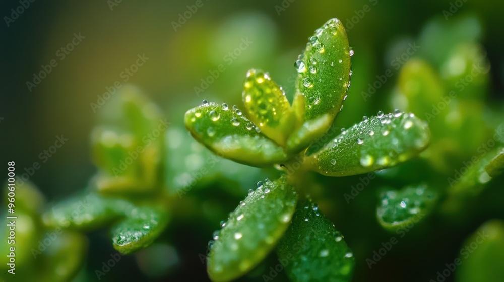 Macro Shot of Dew on Green Leaves
Macro Shot of Dew on Green Leaves