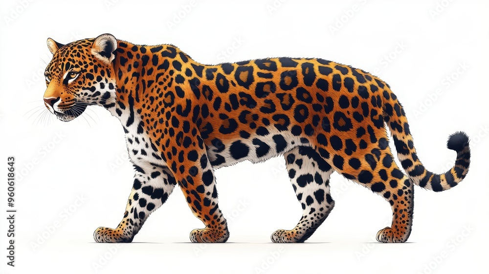 Animal print pattern on a white background Animal print pattern on a white background