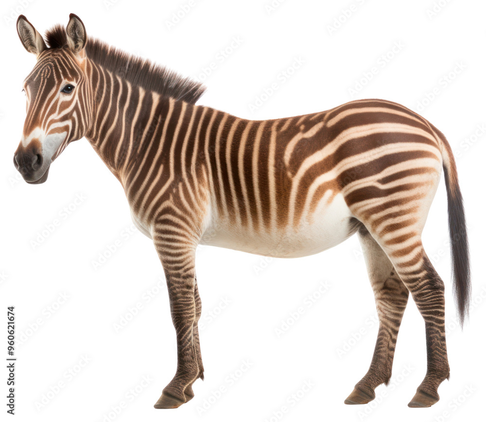 Obraz premium PNG Wildlife animal mammal zebra.