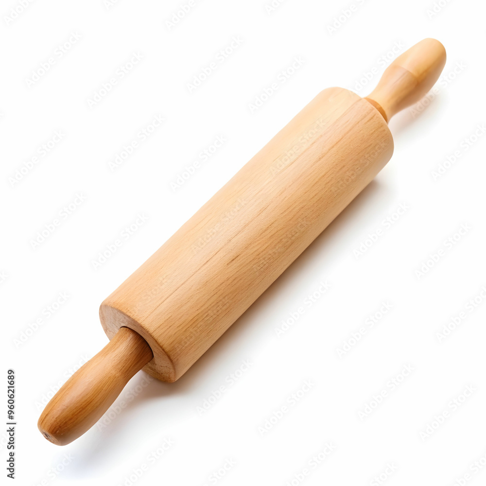 a rolling pin isolated on a white background a rolling pin isolated on a white background