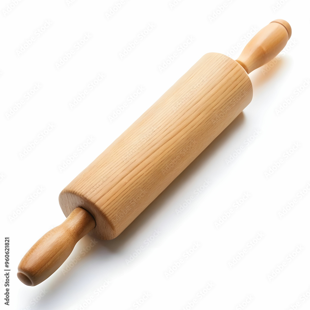 a rolling pin isolated on a white background a rolling pin isolated on a white background