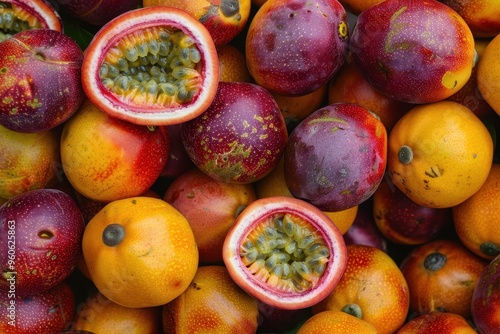 Passion fruit backdrop