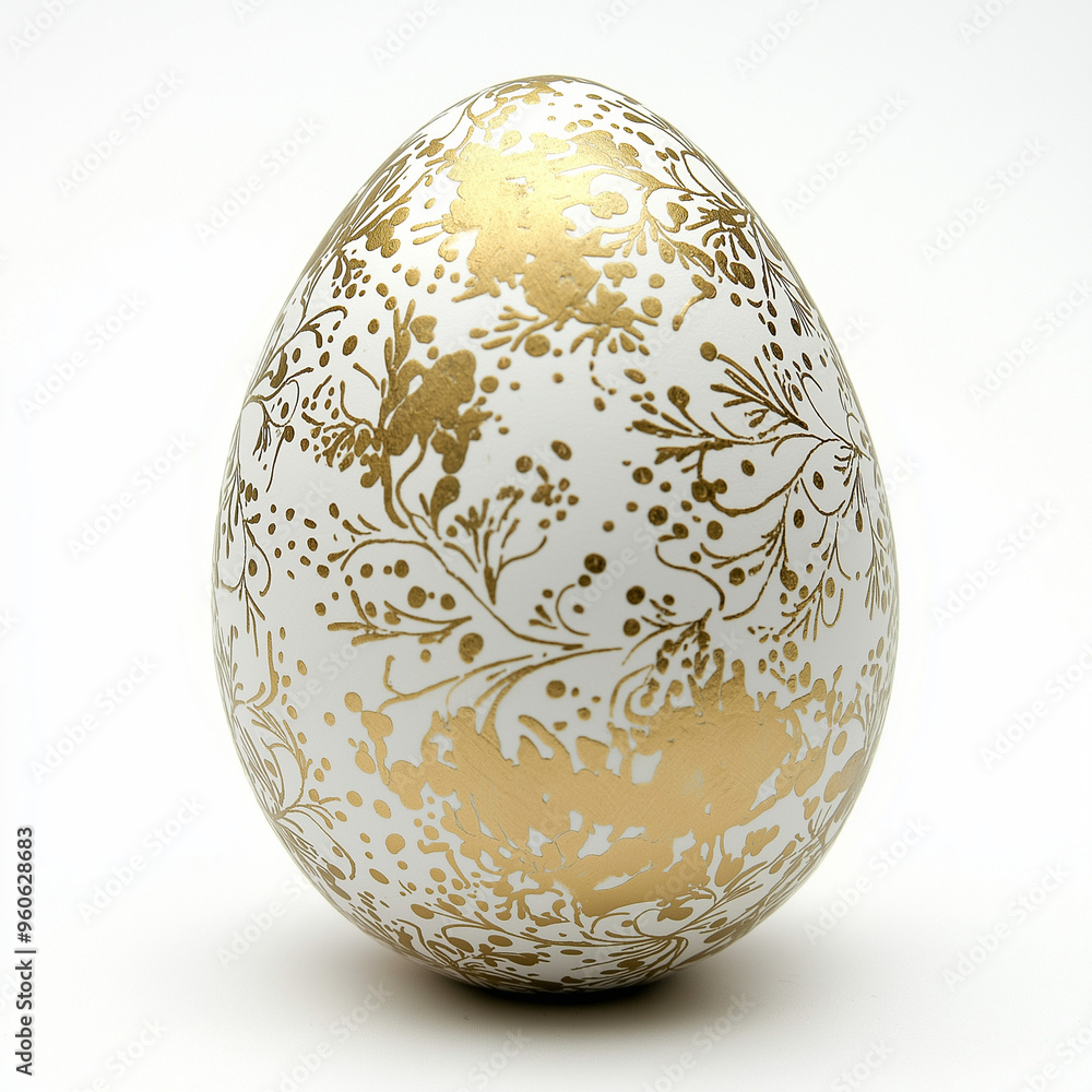 the eggs with gold texture the eggs with gold texture