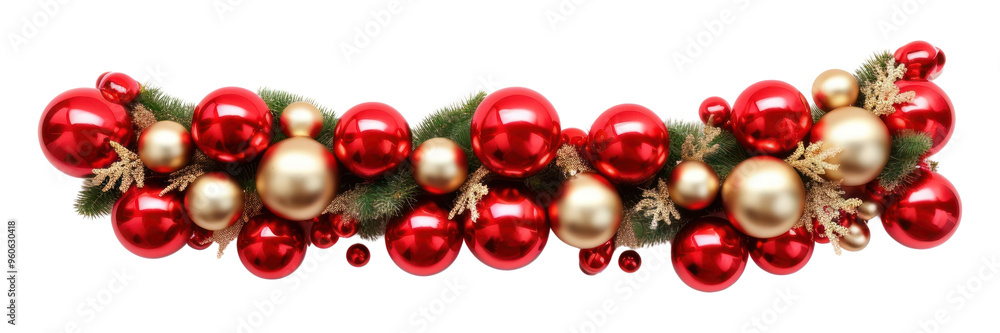PNG Christmas garland jewelry red white background. PNG Christmas garland jewelry red white background.