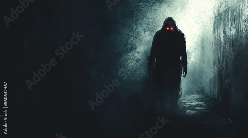 Mysterious Figure in the Dark