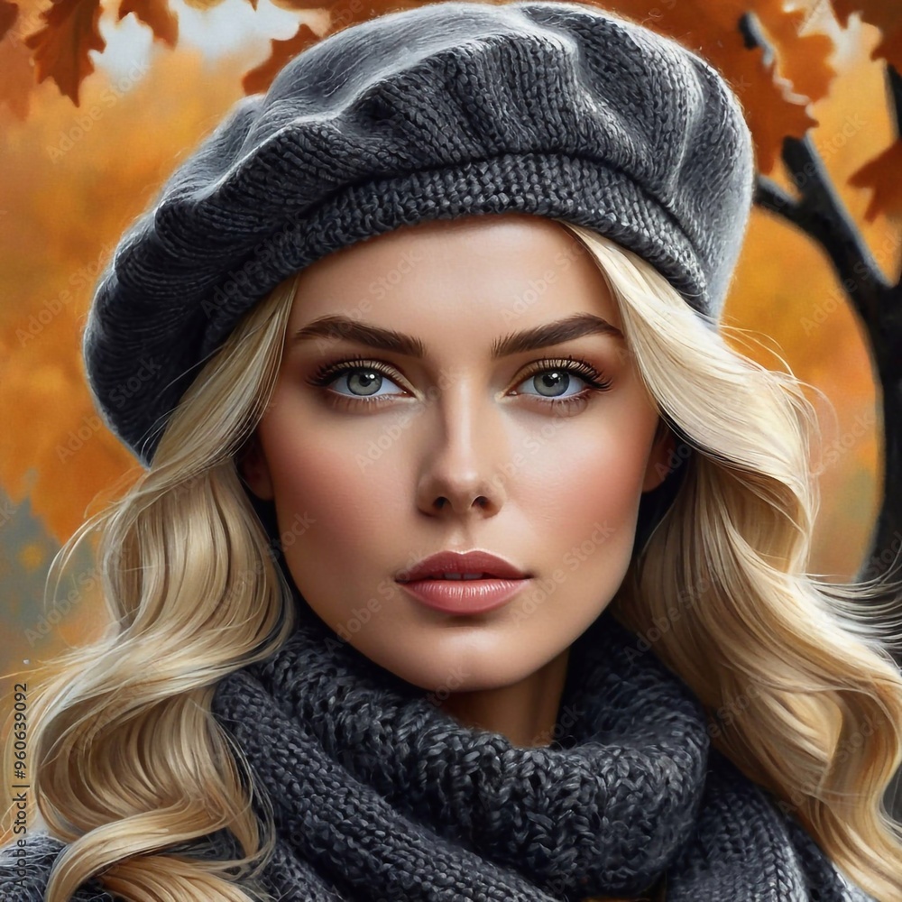 Frau im Herbst Frau im Herbst