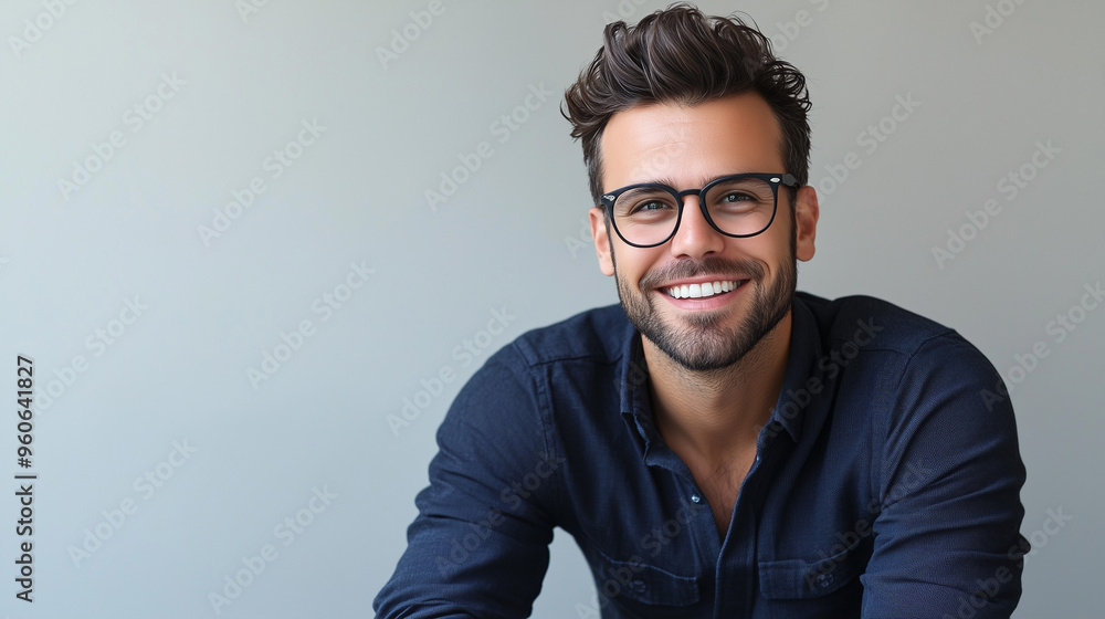 portrait of a designer handsome man portrait of a designer handsome man