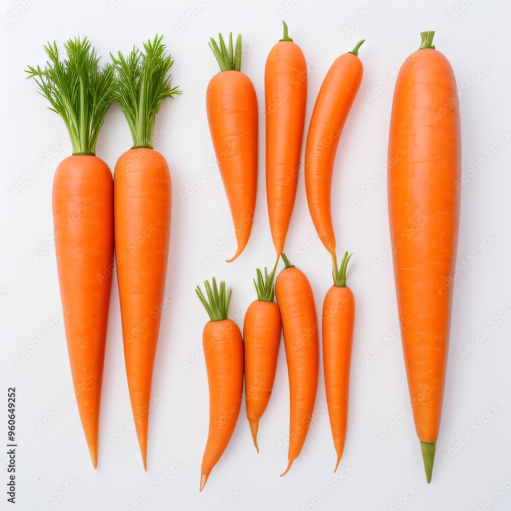 Fresh Carrots on White Background
Fresh Carrots on White Background