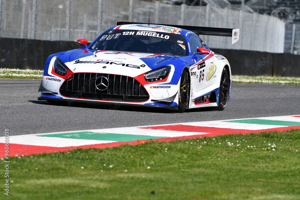 Scarperia, 23 March 2024 Italy: Mercedes-AMG GT3 EVO of Team CP Racing ...