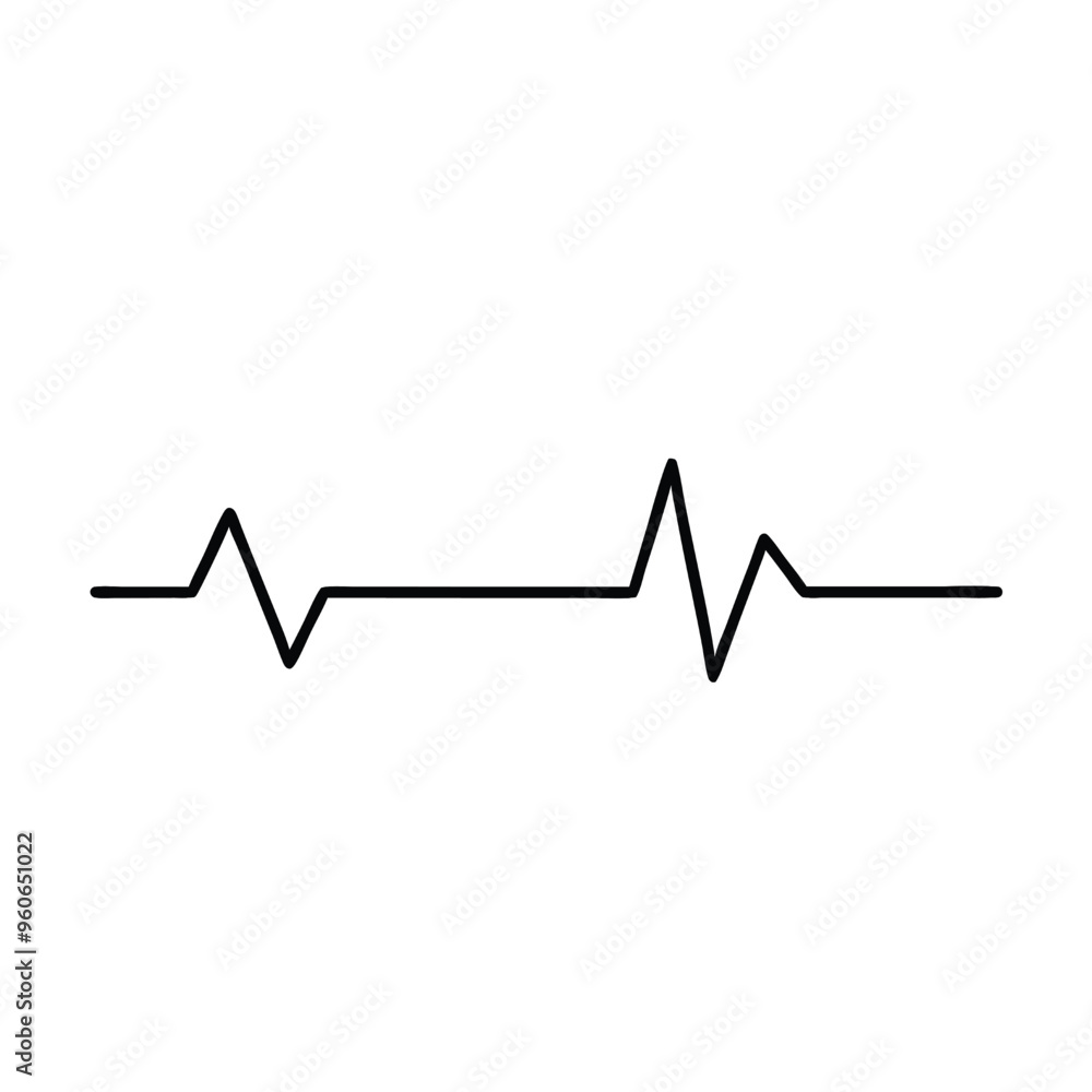 a Line rate heartbeat vector , isolated white background, a Line rate heartbeat vector , isolated white background,