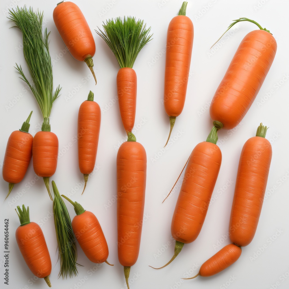 Fresh Carrots on White Background
Fresh Carrots on White Background