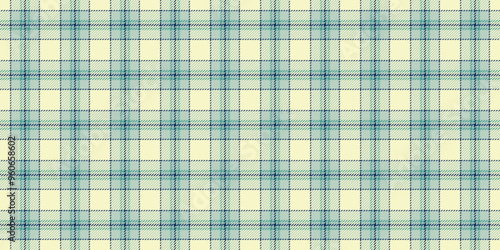 Grungy tartan pattern background, pyjamas plaid seamless vector. Cosy check fabric texture textile in light and blue colors.