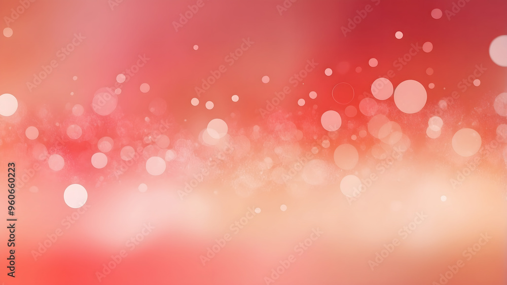 Abstract Red and White Bokeh Background Abstract Red and White Bokeh Background