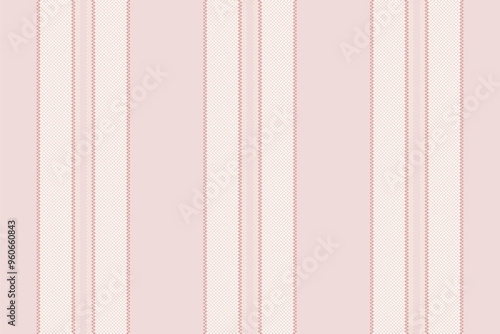 Rectangle lines background vector, scratch stripe texture fabric. Quality textile vertical pattern seamless in light and ivory colors. photo