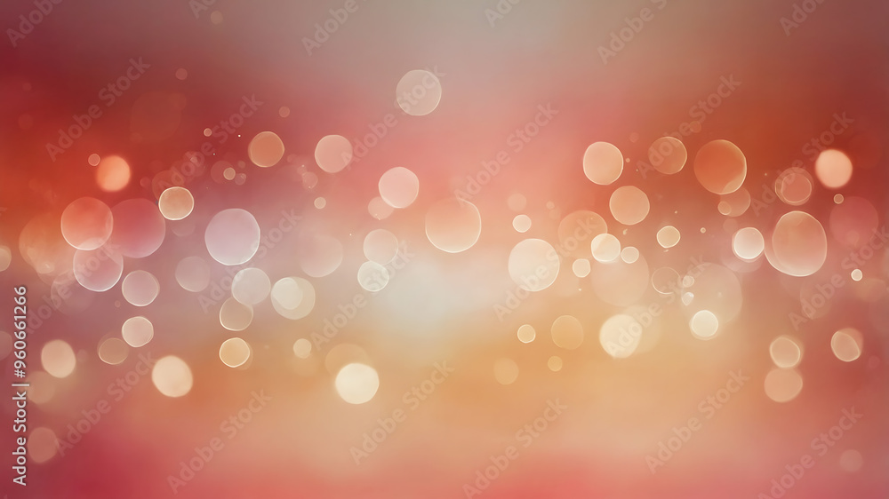 Abstract Bokeh Background with Warm Tones Abstract Bokeh Background with Warm Tones