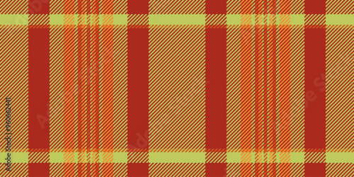 Stroke texture seamless vector, figure background pattern plaid. Coloured textile tartan fabric check in red and lime colors.