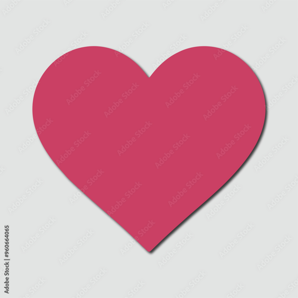 Pink heart love romantic passion icon vector. Pink heart love romantic passion icon vector.