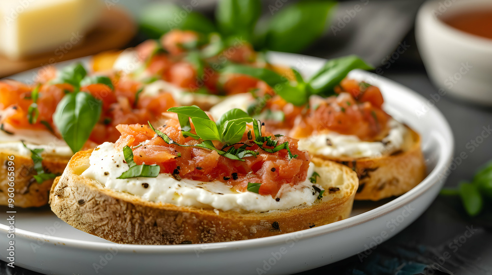 bruschetta with tomato and basil bruschetta with tomato and basil