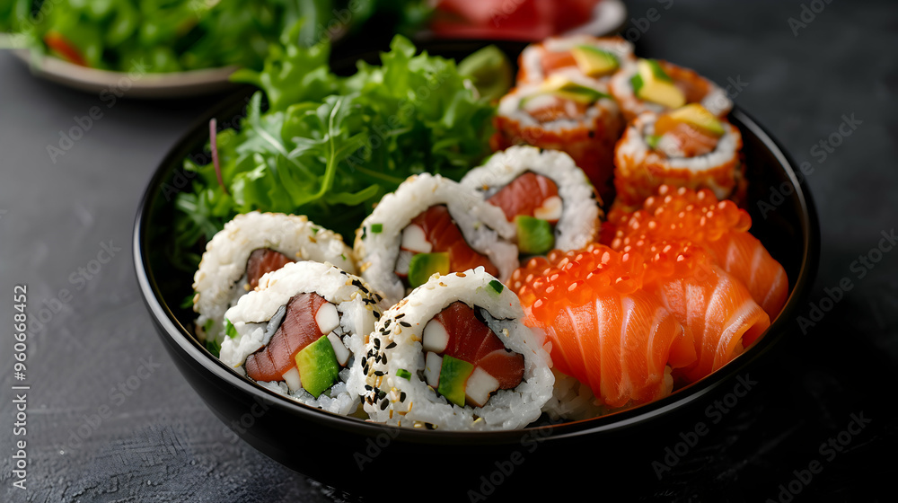 Gourmet Sushi Platter Modern Rooftop View Cool Gourmet Sushi Platter Modern Rooftop View Cool