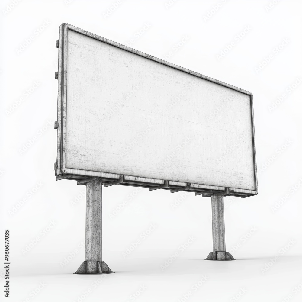 Blank urban billboard for advertising display Blank urban billboard for advertising display
