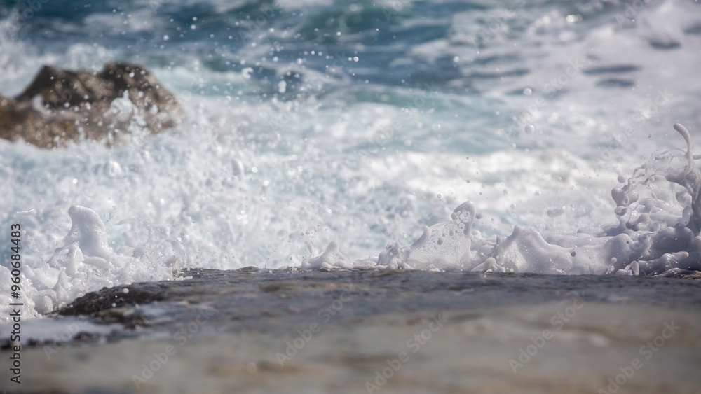 Milos island, Greece, beautiful water and cliffs Milos island, Greece, beautiful water and cliffs