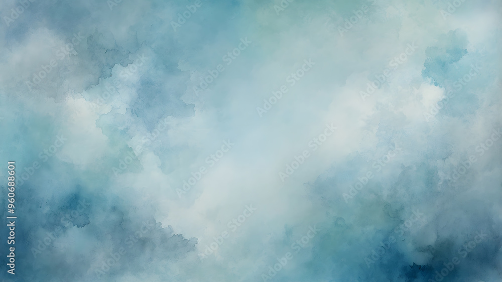 Obraz premium Abstract Watercolor Sky