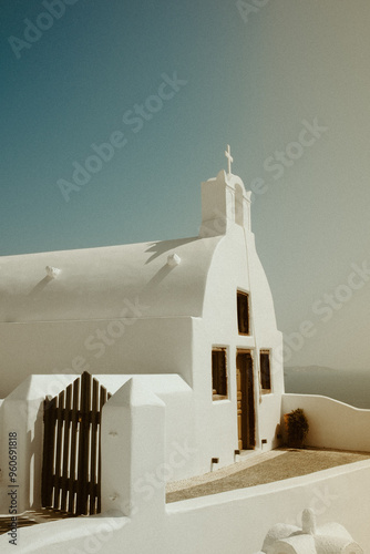 Santorini village in Greece