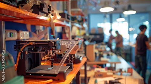 3D Printing Technology in a Modern Workshop
