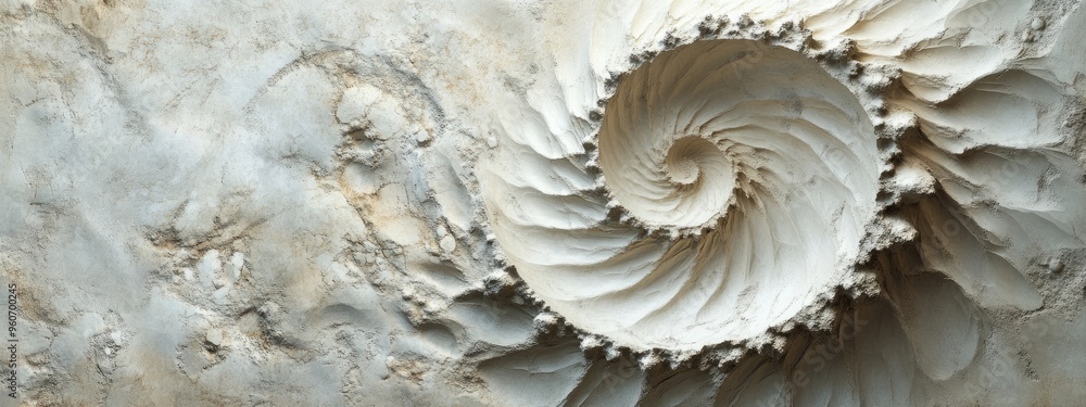 Abstract Textured Spiral Pattern in Sandstone Rock Formation Abstract Textured Spiral Pattern in Sandstone Rock Formation