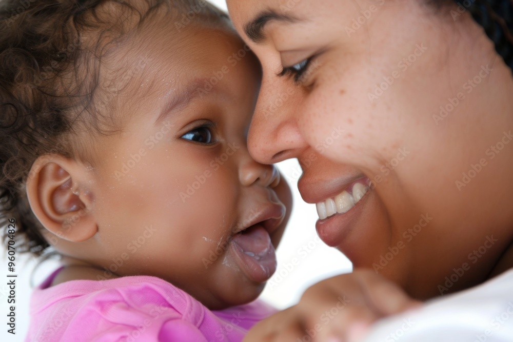 A joyful moment shared between a mother and her baby, capturing the essence of love and connection in 2024 A joyful moment shared between a mother and her baby, capturing the essence of love and connection in 2024