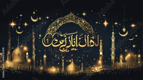 Ramadan Mubarak Greeting Card
