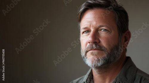 A man contemplates deeply, showcasing a serious demeanor while sitting in a softly lit indoor area during the afternoon. Generative AI