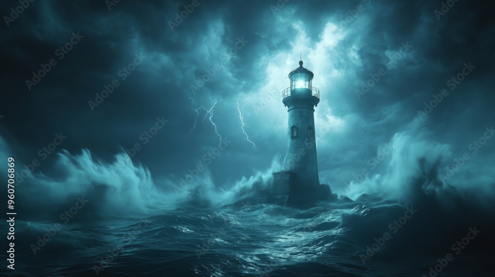 A Beacon of Hope Amidst the Stormy Sea A Beacon of Hope Amidst the Stormy Sea