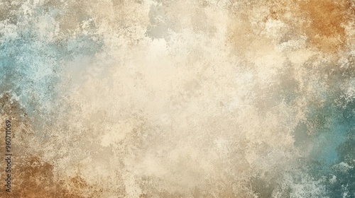 A textured abstract background featuring soft hues of beige, brown, and blue, creating a warm and calming atmosphere.