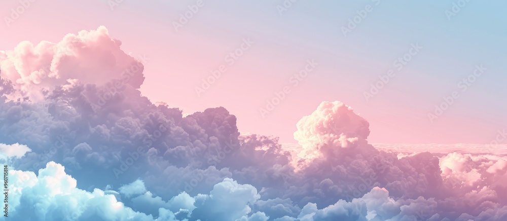 Cloud Background With A Pastel Colour Cloud Background With A Pastel Colour