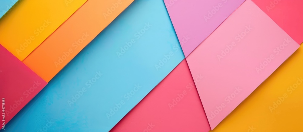Colored Paper Minimal Shapes Geometric Background Material Design Colored Paper Minimal Shapes Geometric Background Material Design