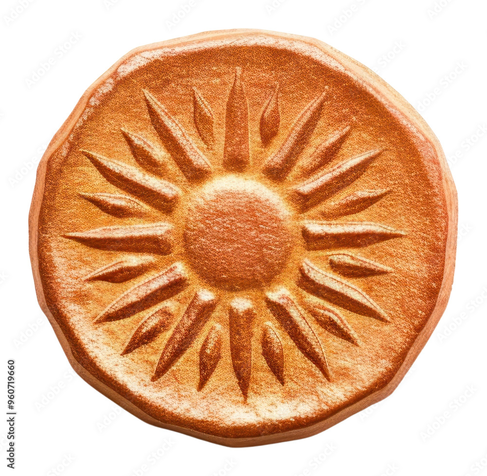 PNG Sun wax art on the white background PNG Sun wax art on the white background