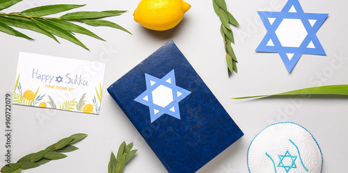 Sukkot festival composition...