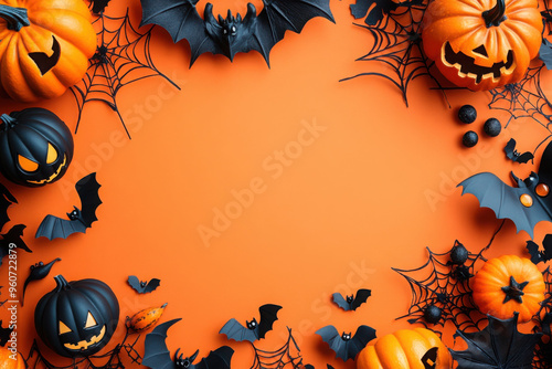 Halloween party border