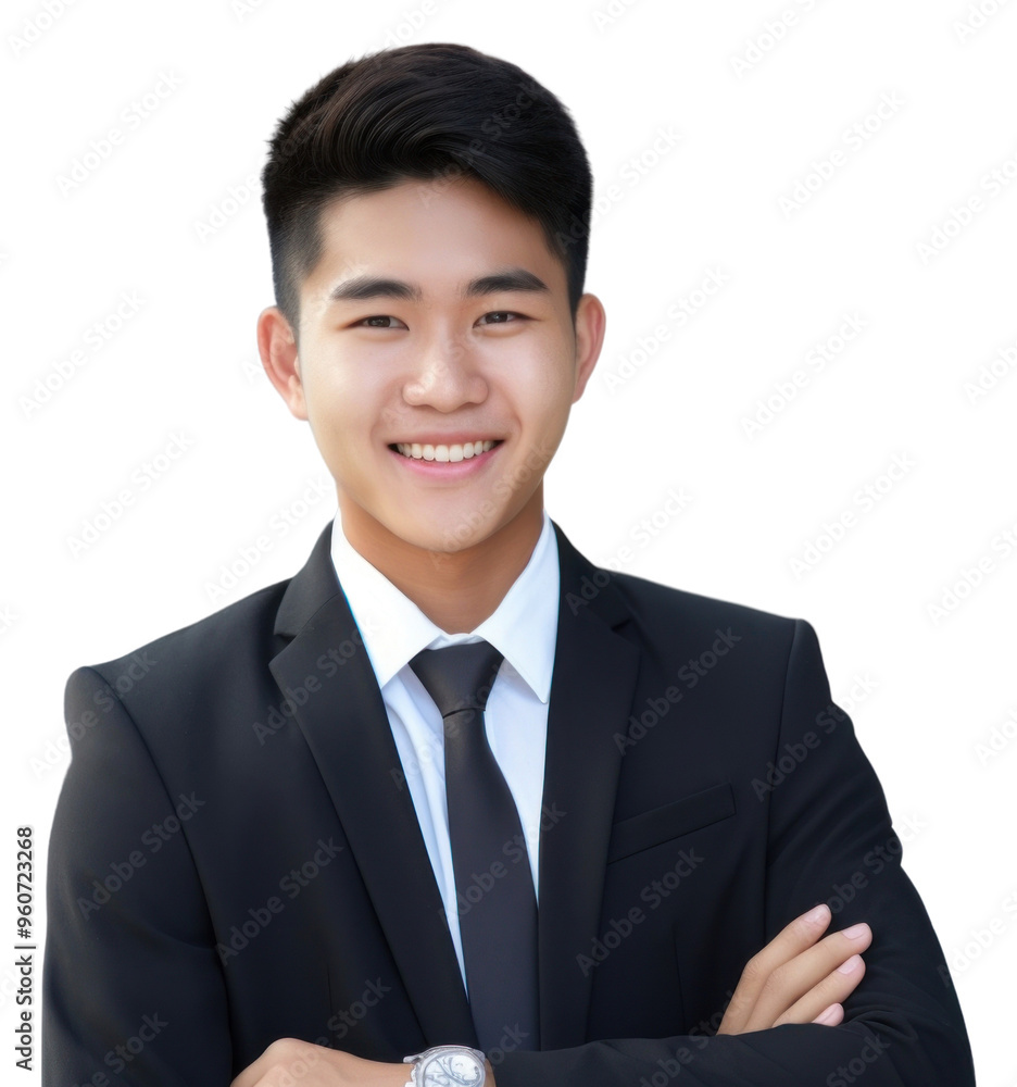 PNG Thai teenager smiling on the white background PNG Thai teenager smiling on the white background