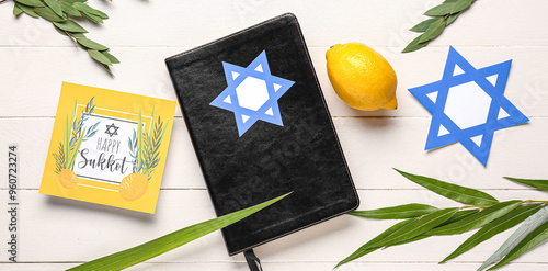 Sukkot festival composition...