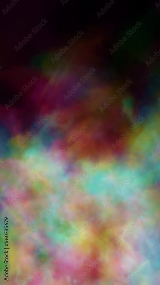 Colorful Rising Wall of Endless Smoke Steam Loop Colorful Rising Wall of Endless Smoke Steam Loop