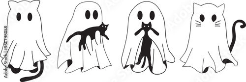 Vector Halloween Ghost